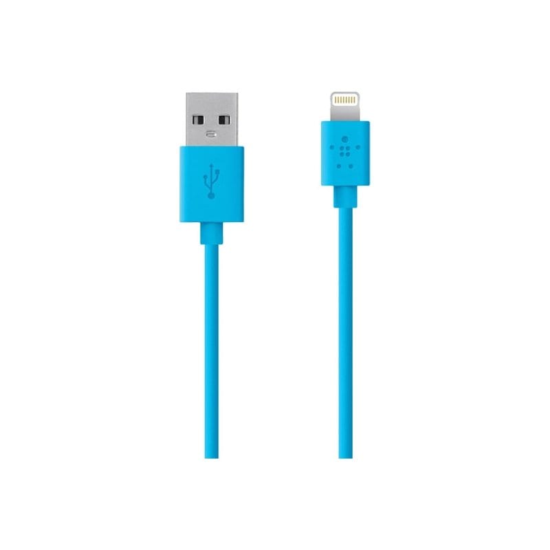 Дата кабелю USB 2.0 to Lightning 1.2m Belkin (F8J023bt04-BLU)