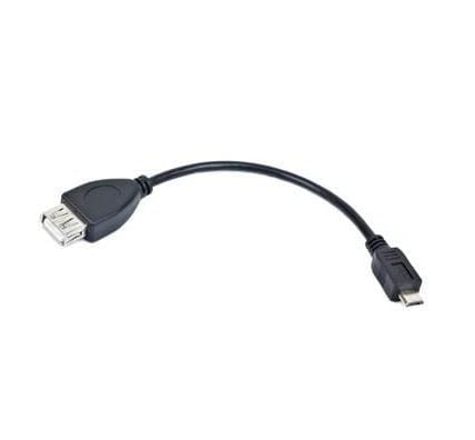 Дата кабелю USB 2.0 AF to Micro-B OTG 0.1m Cablexpert (A-OTG-AFBM-001)
