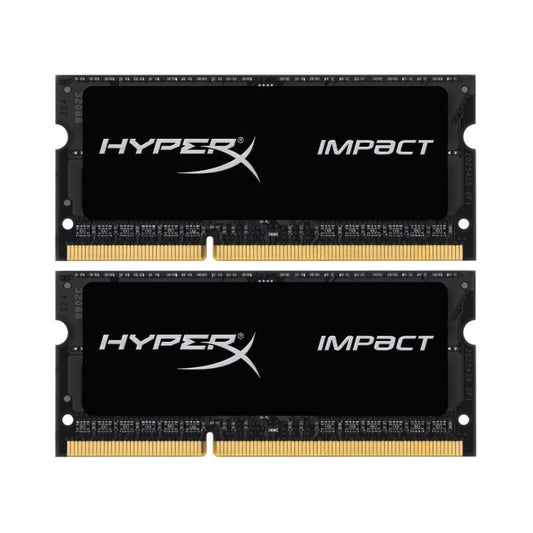 SODIMM DDR3 8GB (2x4GB) 1600 MHz HyperX Impact (HX316LS9IBK2/8)