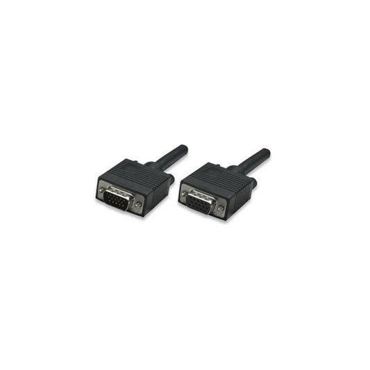 Кабель удлинительный VGA 3.0м Manhattan (352444) Мультимедиа/ VGA to VGA/ 3 м