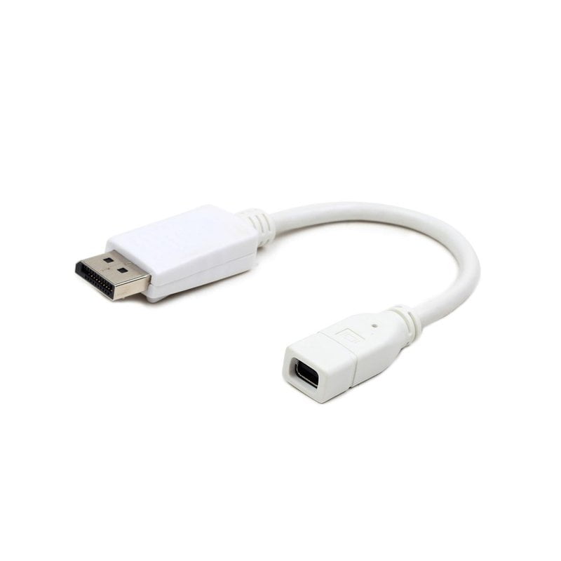 Кабель mini DisplayPort to DisplayPort Cablexpert (A-mDPF-DPM-001-W)