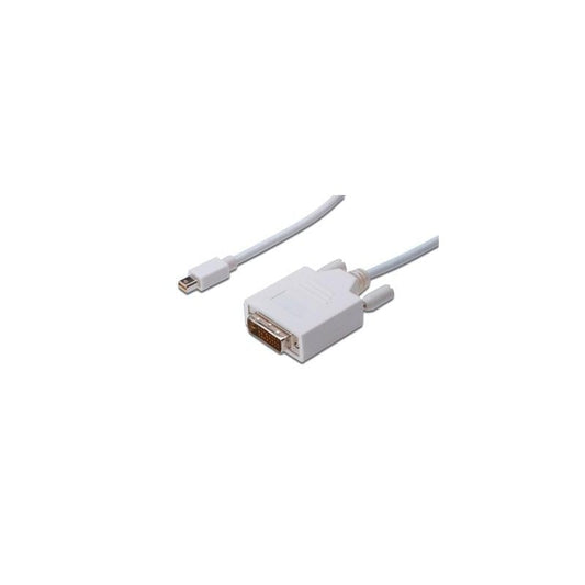 Кабель miniDisplayPort to DVI 24+1 1.0m DIGITUS (AK-340305-010-W)