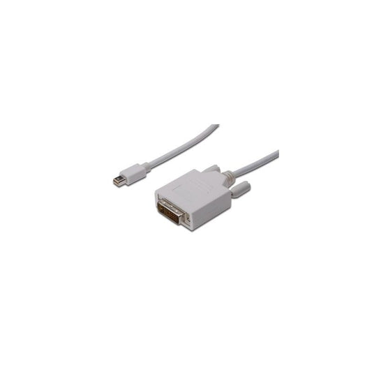 Кабель miniDisplayPort to DVI 24+1 3.0m DIGITUS (AK-340305-030-W)