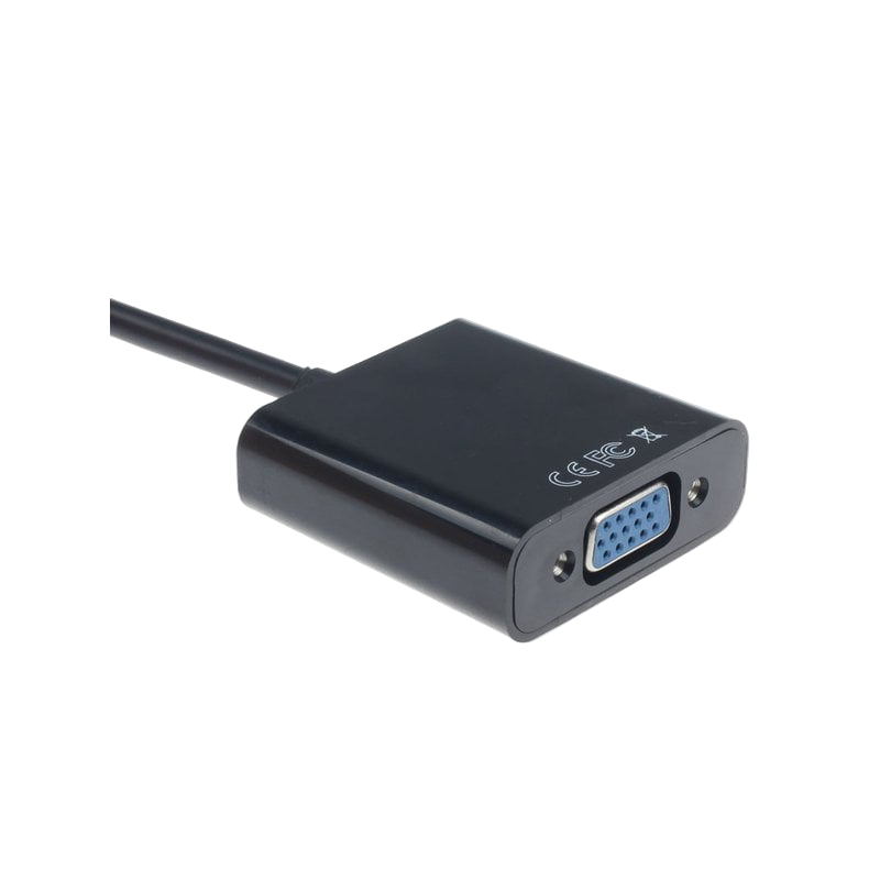 Переходник HDMI to VGA, дополнительное питание и аудио 