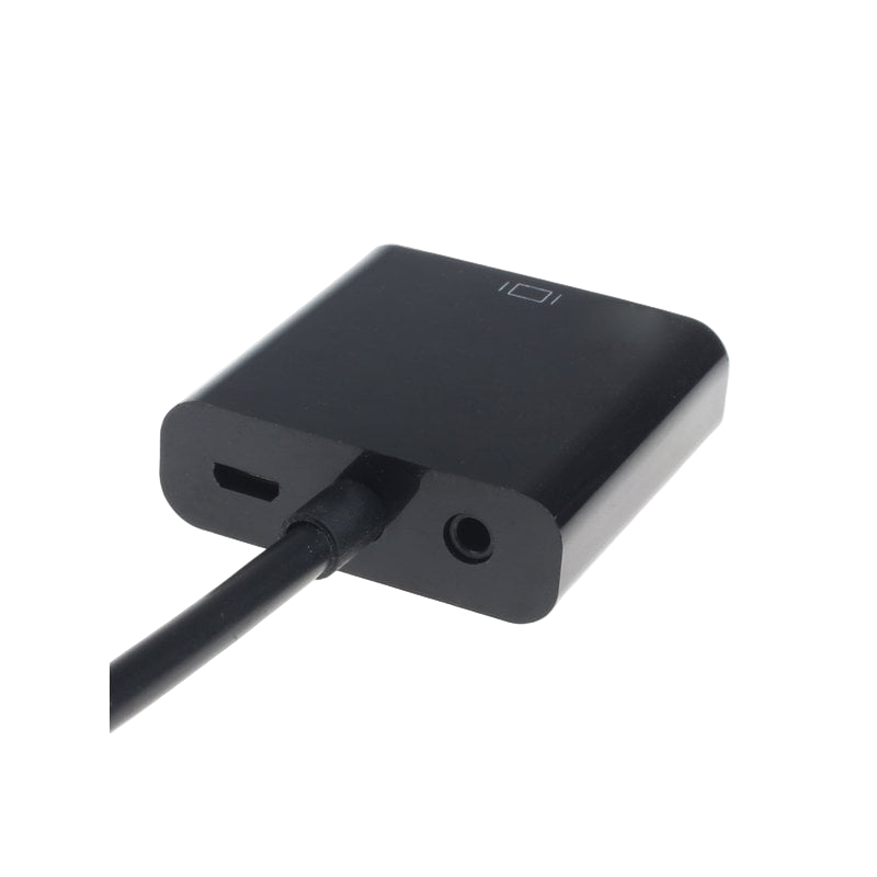 Переходник HDMI to VGA, дополнительное питание и аудио 