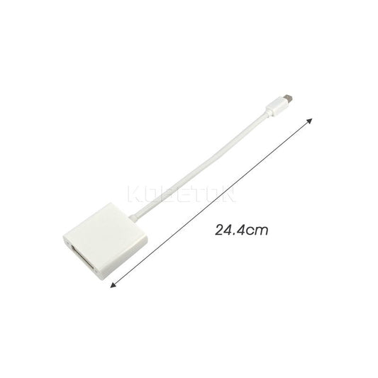 Переходник Mini DisplayPort to DVI для MacBook/Pro/Air/ SKU015225
