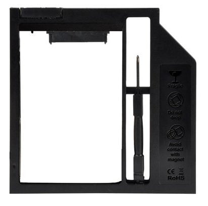Адаптер для ноутбука optibay HDD CADDY 12.7мм Tishric ES-HDS1202-SS
