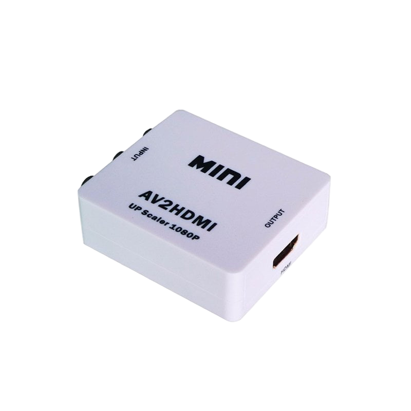 Переходник RCA (тюльпан) в HDMI av2hdmi upscaler