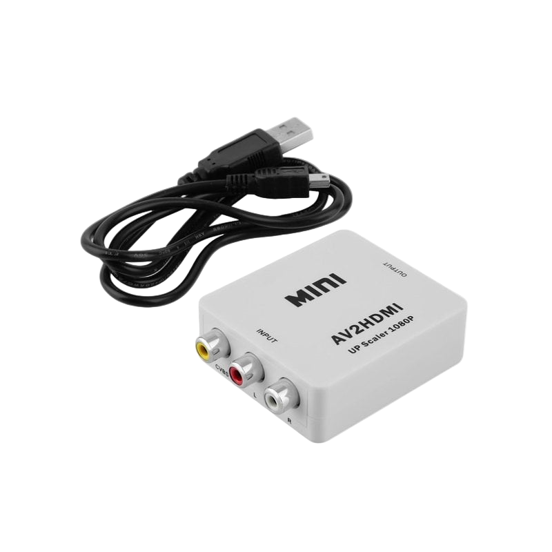 Переходник RCA (тюльпан) в HDMI av2hdmi upscaler