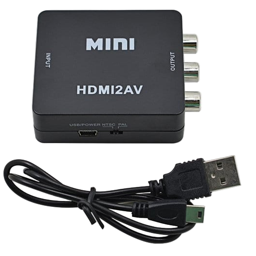 Переходник HDMI в тюльпан (RCA); HDMI2AV Tishric