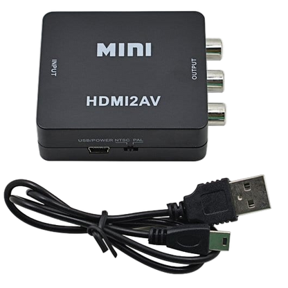Переходник HDMI в тюльпан (RCA); HDMI2AV Tishric
