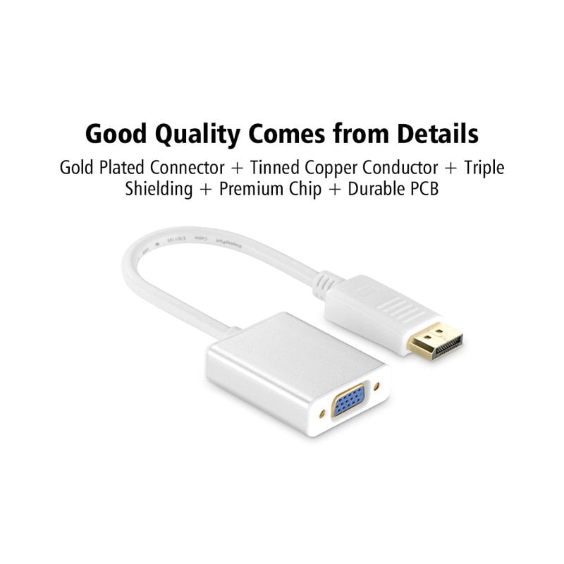 Переходник DisplayPort(M) to VGA(F)/Ugreen 20406