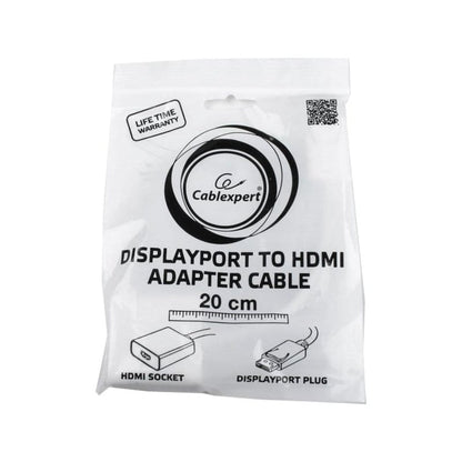 Переходник DisplayPort to HDMI Cablexpert (A-DPM-HDMIF-002-W)