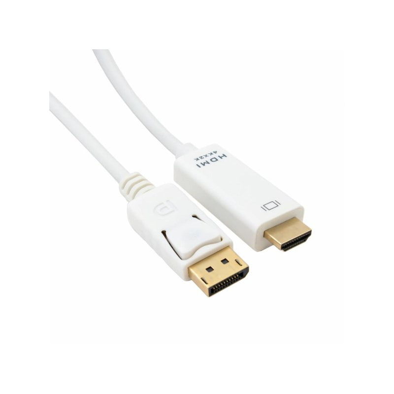 Кабель DisplayPort to HDMI 2.0m EXTRADIGITAL (KBD1669)