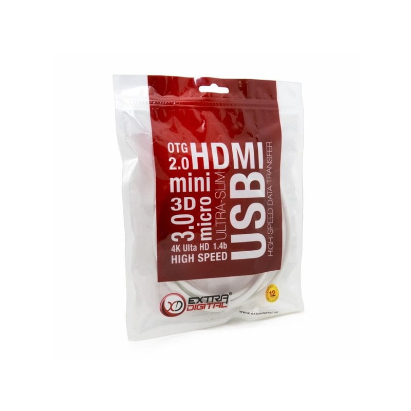 Кабель DisplayPort to HDMI 2.0m EXTRADIGITAL (KBD1669)