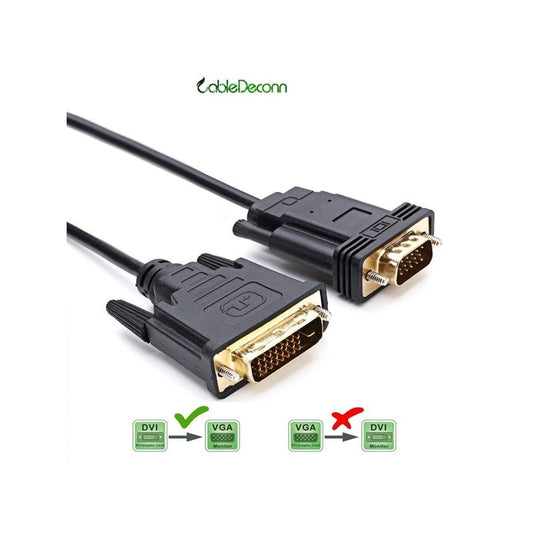 Кабель активный DVI-D to VGA CableDeconn
