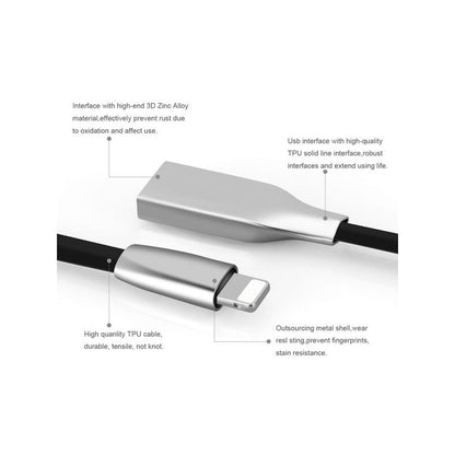 Кабель USB – microUSB; 25 см; плоский