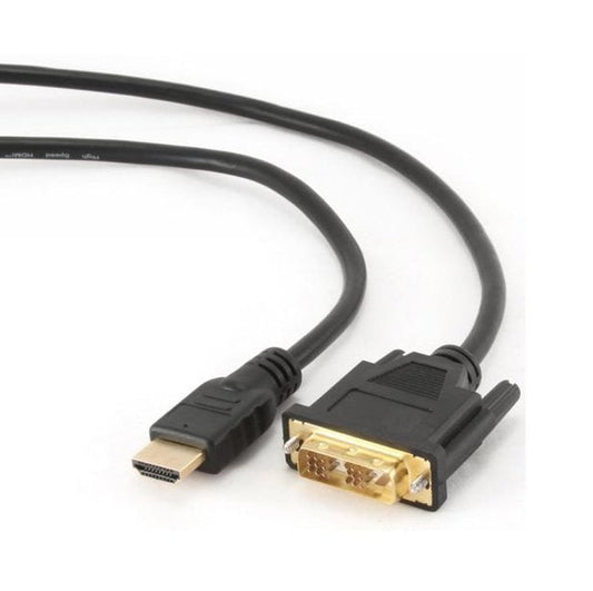 Кабель HDMI to DVI 18+1pin M/ 7.5m Cablexpert (CC-HDMI-DVI-7.5MC) HDMI (Type A)/DVI-