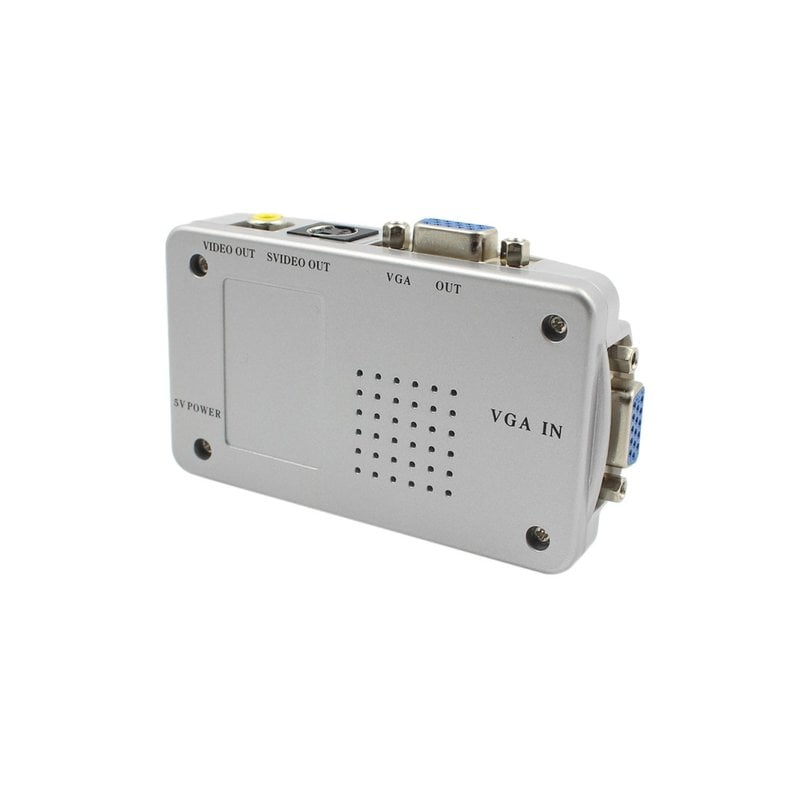 Переходник-конвертер VGA к AV RCA/S-Video; активный