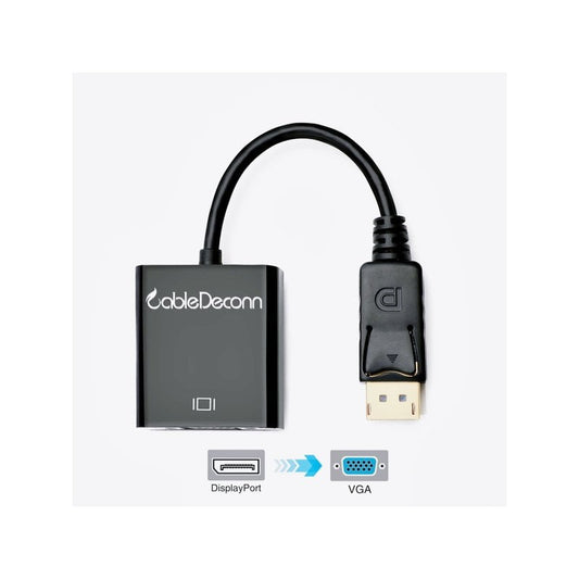 Переходник DisplayPort to VGA/CableDeconn