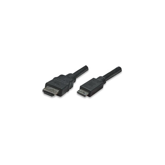 Кабель HDMI A до HDMI C (mini)/ 1.8m Manhattan (304955)