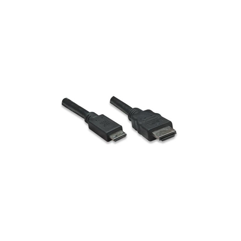 Кабель HDMI A до HDMI C (mini)/ 1.8m Manhattan (304955)