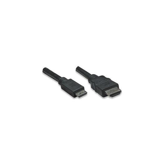 Кабель HDMI A до HDMI C (mini)/ 1.8m Manhattan (304955)