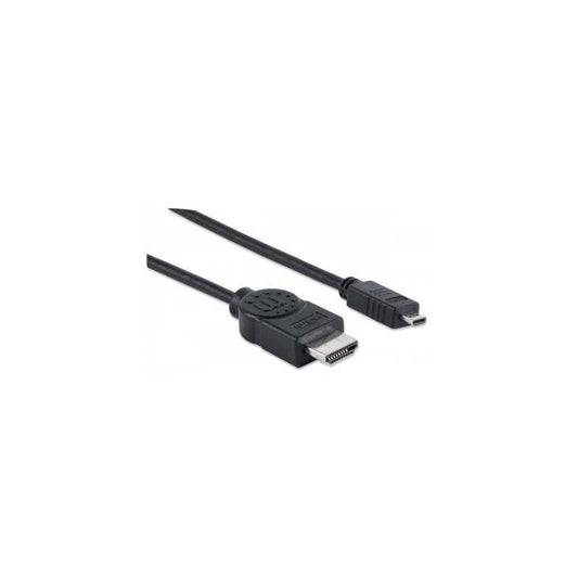 Кабель HDMI A до HDMI D (мікро)/ 2.0m Manhattan (324427)