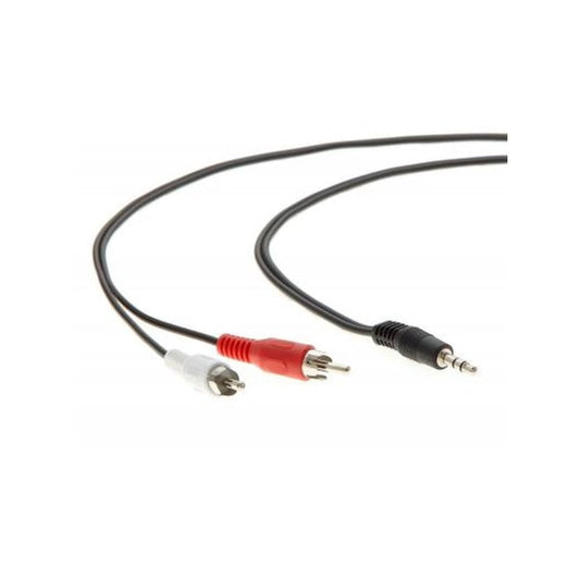Кабель Jack 3.5mm male to 2xRCA 1.5m Vinga (3.5STM2RCAM01-1.5) Jack 3.5 mm/ RCA x 2/