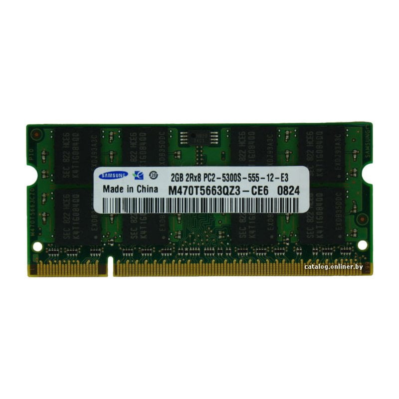 SODIMM DDR2 2Gb 667MHz Samsung M470T5663QZ3-CE6