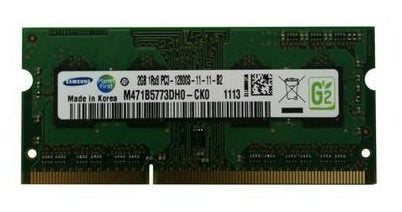 SODIMM DDR3 2GB 1600MHz PC-12800 1.5V Samsung M471B5773DH0-CK0