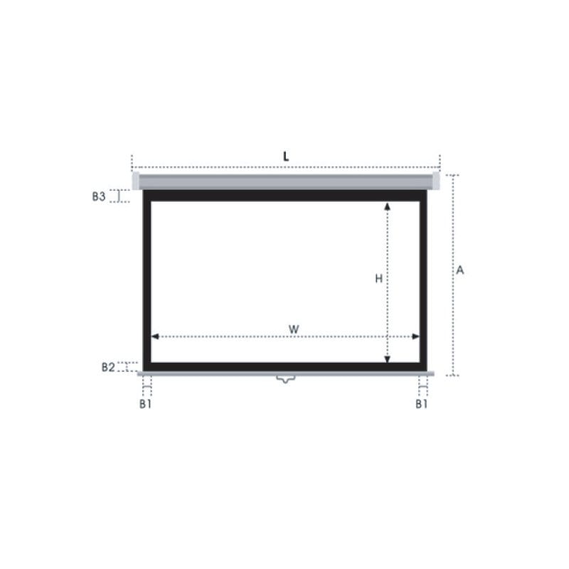 Екран моторизований Grandview 266x149 CB-MP120 (16:9) WM5