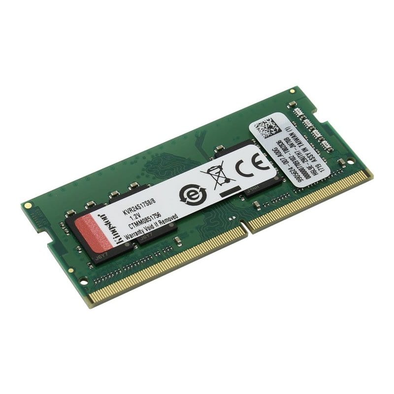 SODIMM DDR4 8GB 2400MHz PC4-19200 Kingston (KVR24S17S8/8))