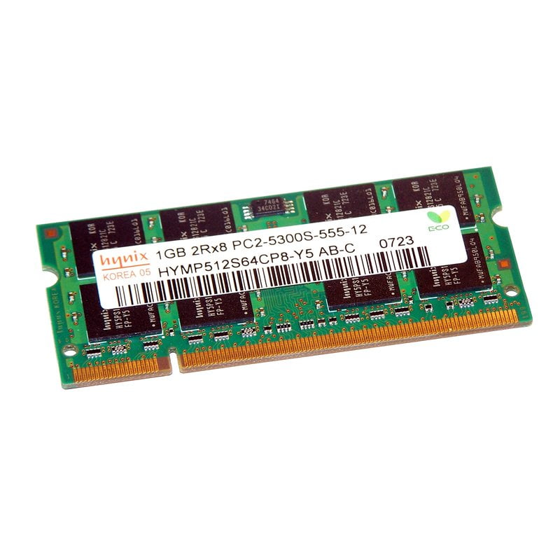 SODIMM DDR2 1GB 667MHz PC-5300 Hynix HYMP512S64CP8-Y5