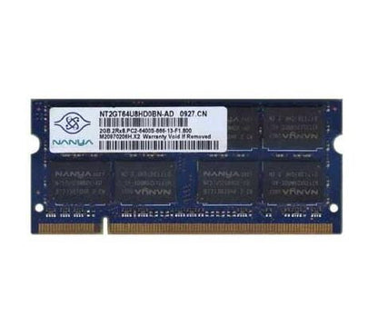 SODIMM DDR2 2GB 800MHz PC-6400 Nanya NT2GT64U8HD0BN-AD