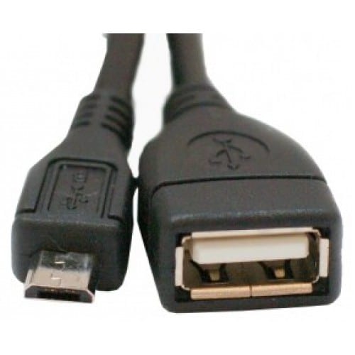 Кабель USB 2.0 --&gt; USB-micro 5P 0.1m OTG