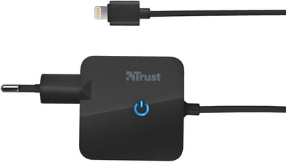 Зарядний пристрій 220V USB 12W iPad / iPhone + кабель Lightning / Trust 19154