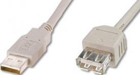 Кабель удлинитель USB2.0 AM/AF DIGITUS (AK-300200-030-E)