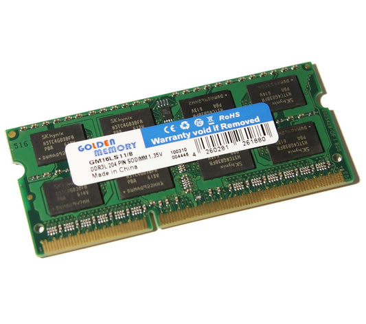 SODIMM DDR3L 8GB 1600 MHz Golden Memory (GM16LS11/8)