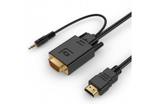 Кабель HDMI to VGA 5 метров Cablexpert (A-HDMI-VGA-03-5M)