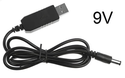 Кабель живлення для роутера DC5-DC9V USB-5.5 1A від Powerbank 77148