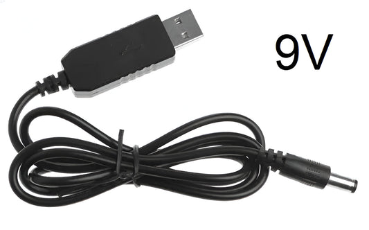 Кабель живлення для роутера DC5-DC9V USB-5.5 1A від Powerbank 77148