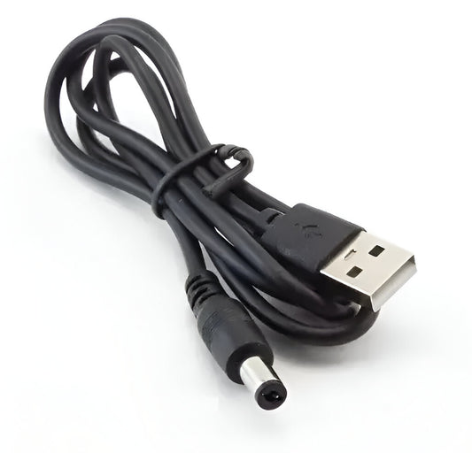 Кабель живлення USB DC 5.5x2.1 для роутера модему 5v від Powerbank повербанка gpon onu термінал 77534