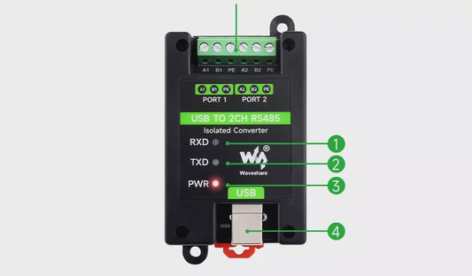 Конвертер USB-RS232/485 Waveshare 26547 