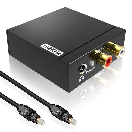 Перехідник аудіо-оптика на 3.5 мм + тюльпани/toslink to 3.5mm jack/RCA