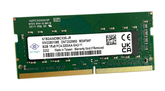 SODIMM 8Gb DDR4 3200MHz Nanya NT8GA64D88CX3S-JR