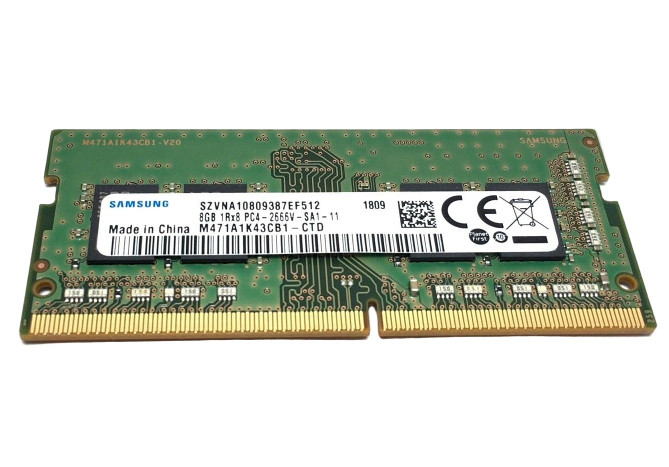 美品 SAMSUNG 8GB×2枚セット DDR4-2666 SODIMM DDR4 8GB Samsung M471A1K43CB1-CTD – купить