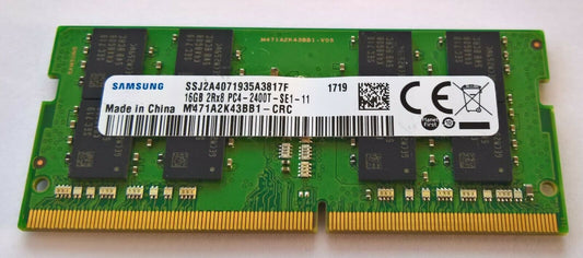 SODIMM DDR4 16GB 2400MHz PC-19200 Samsung M471A2K43BB1-CRC