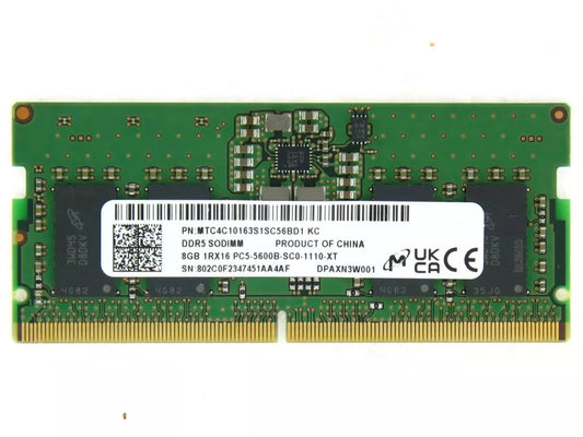 SODIMM 8Gb DDR5 5600  Micron MTC4C10163S1SC56BD1