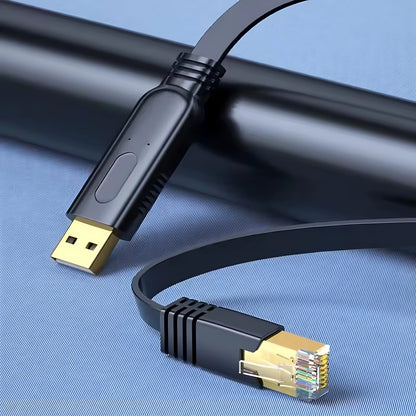 Консольный кабель USB RS232 (RJ45) Prolific PL2303 1.8м